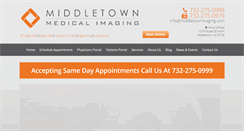 Desktop Screenshot of middletownimaging.com